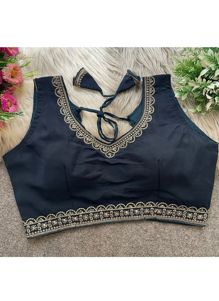 Tew Heavy Pure Roman Silk Fancy Blouses Wholesale Distributors In India